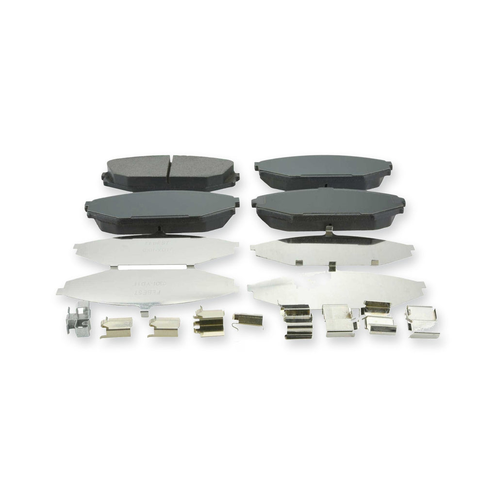 Acura Front Pad Kit, Disc Brake - (With Anti Squeal Shim, With Brackets)