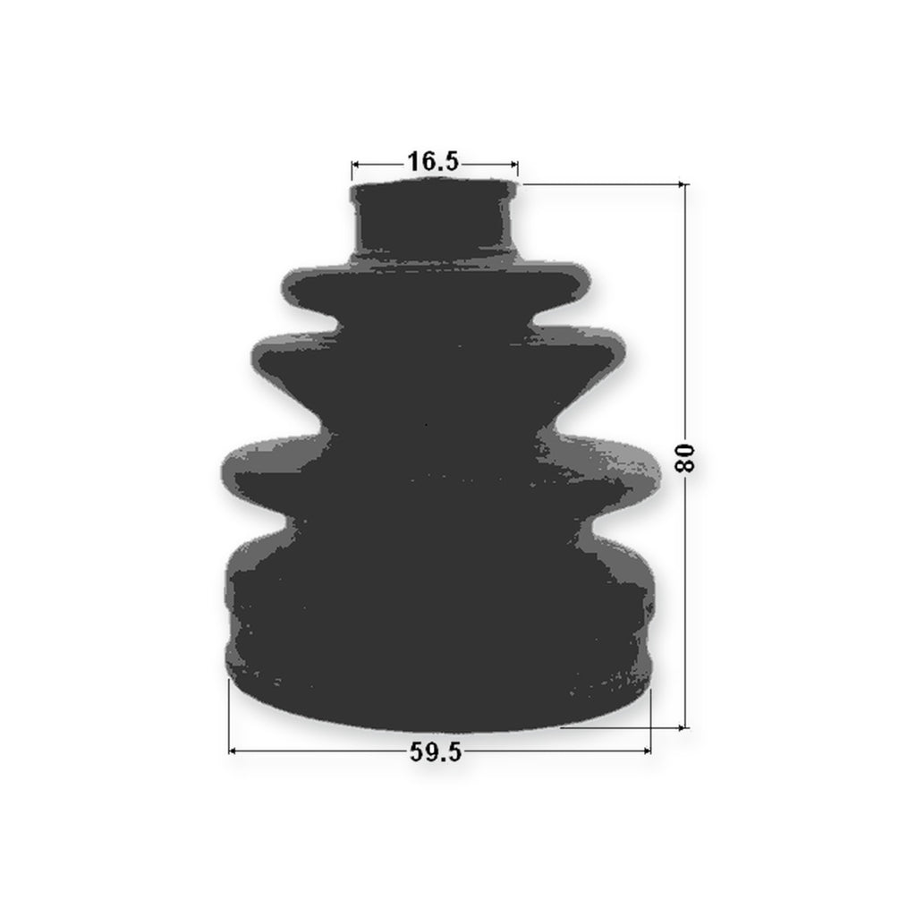 Toyota Sparky Outer Boot CV Joint Kit 59.5X80X16.5 & More