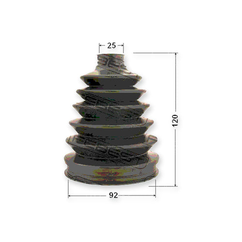 Acura Rsx DC5 Outer Boot CV Joint Kit Pvc 92X120X25