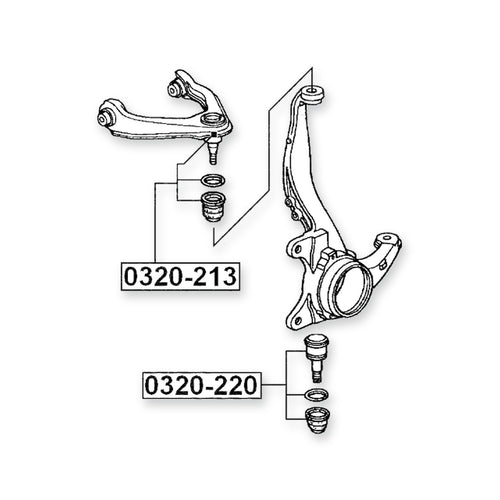Acura Integra DB7 Front Lower Ball Joint Arm