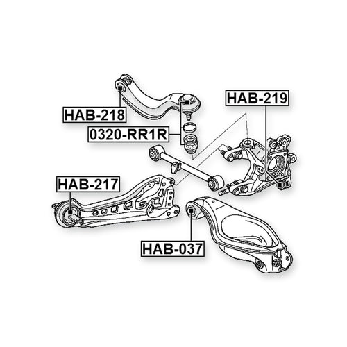 Acura Rdx TB1 Rear Ball Joint Arm