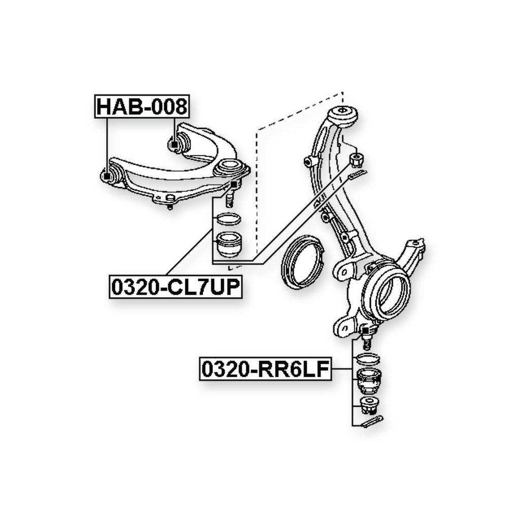 Honda Elysion Front Lower Ball Joint Arm