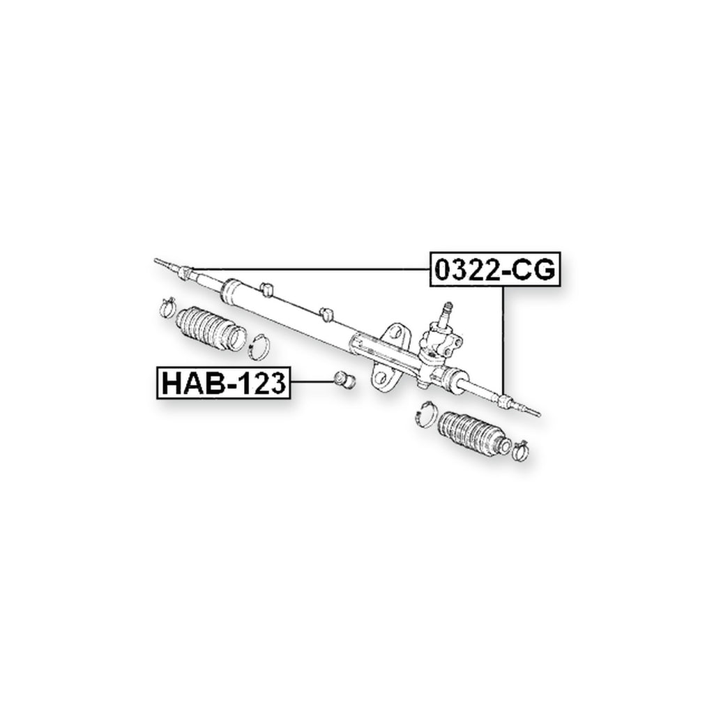 Honda Accord CG7 Front Steering Tie Rod