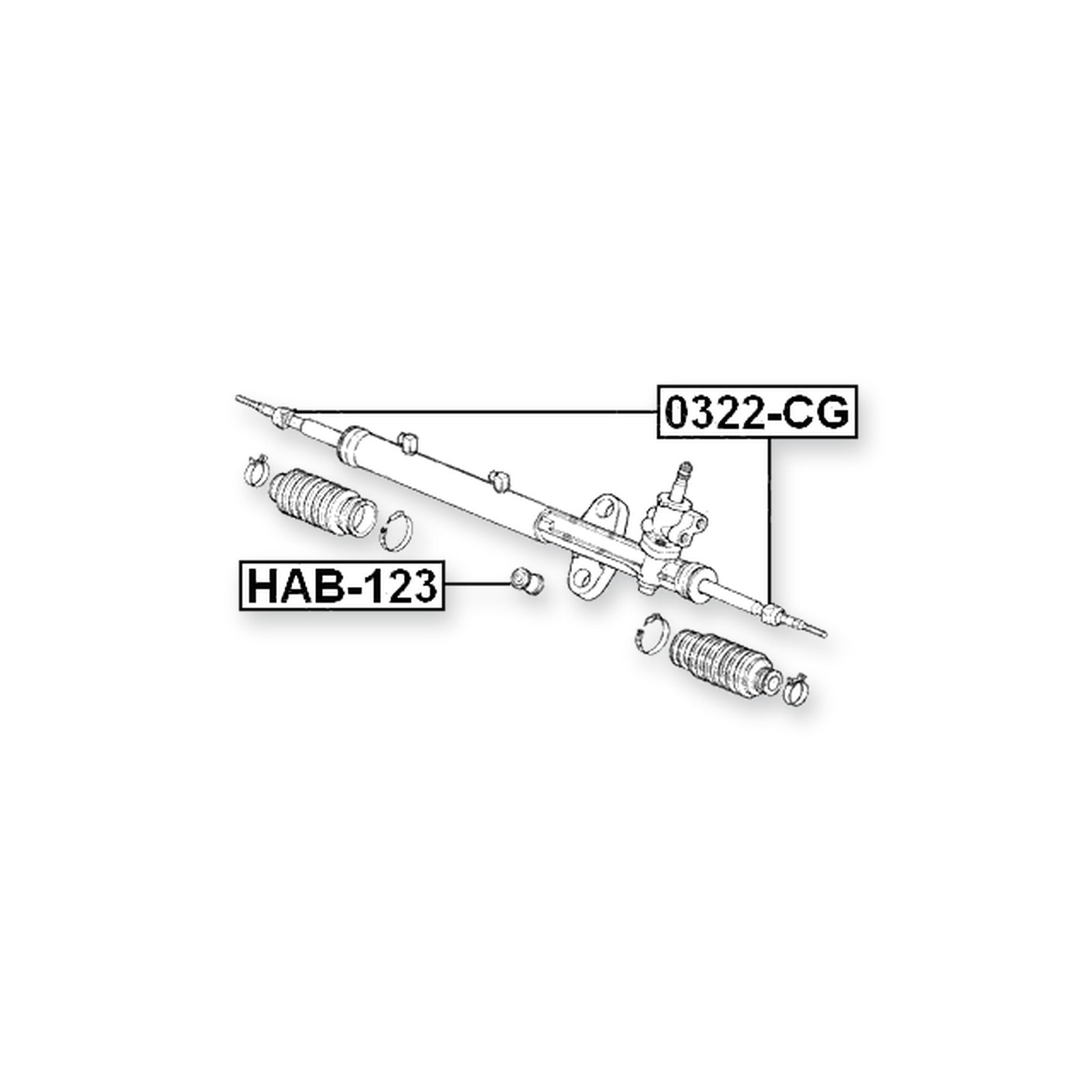 Honda Accord CG7 Front Steering Tie Rod