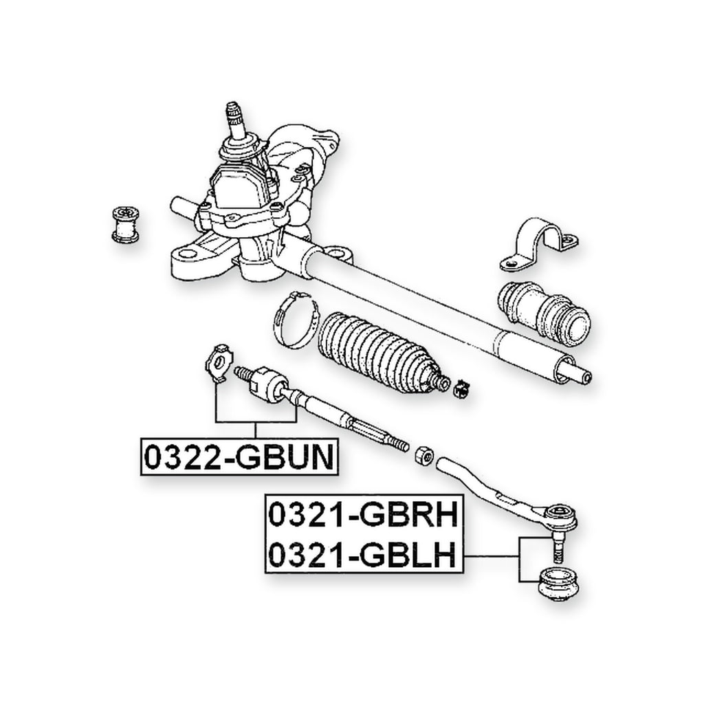 Honda Mobilio Front Steering Tie Rod