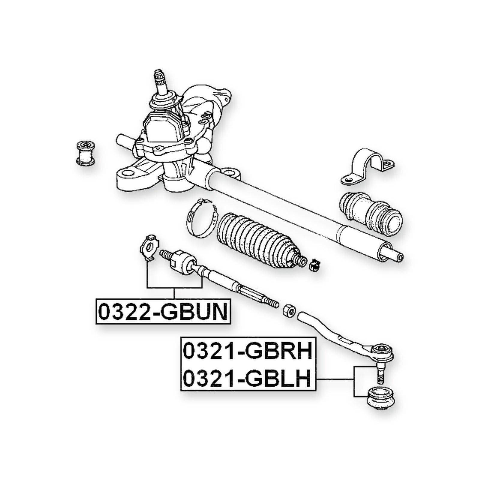 Honda Mobilio Front Steering Tie Rod