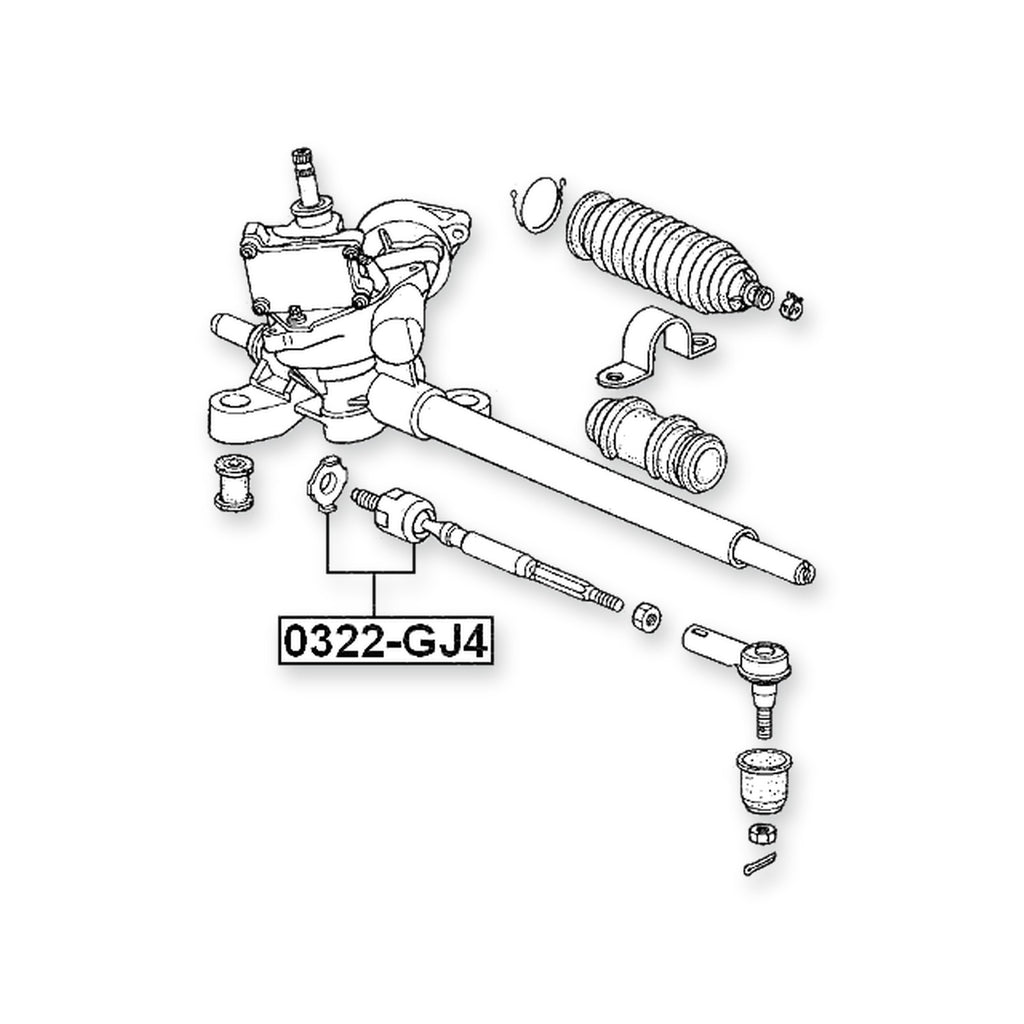 Honda Airwave Front Steering Tie Rod