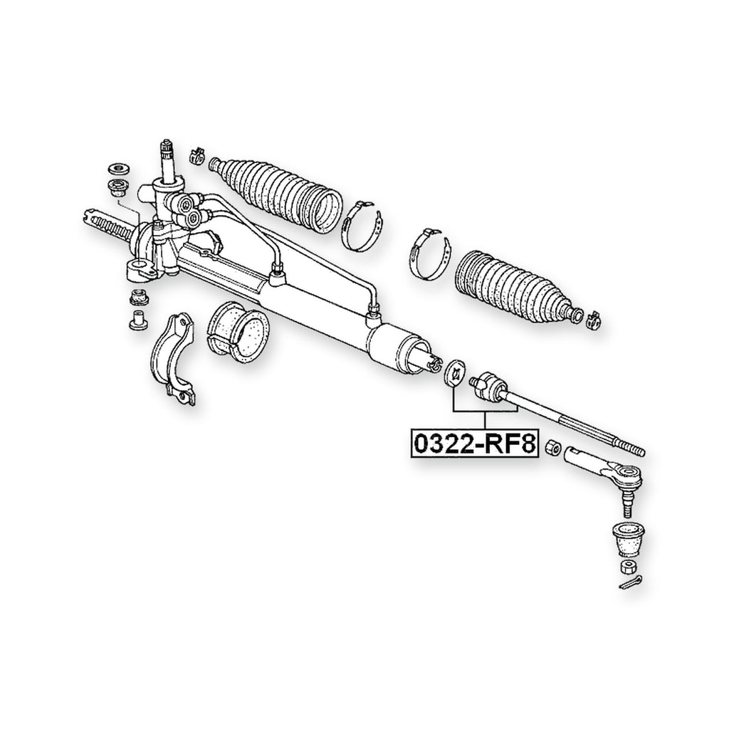 Honda Step Front Steering Tie Rod