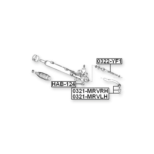 Acura Mdx YD1 Front Steering Tie Rod