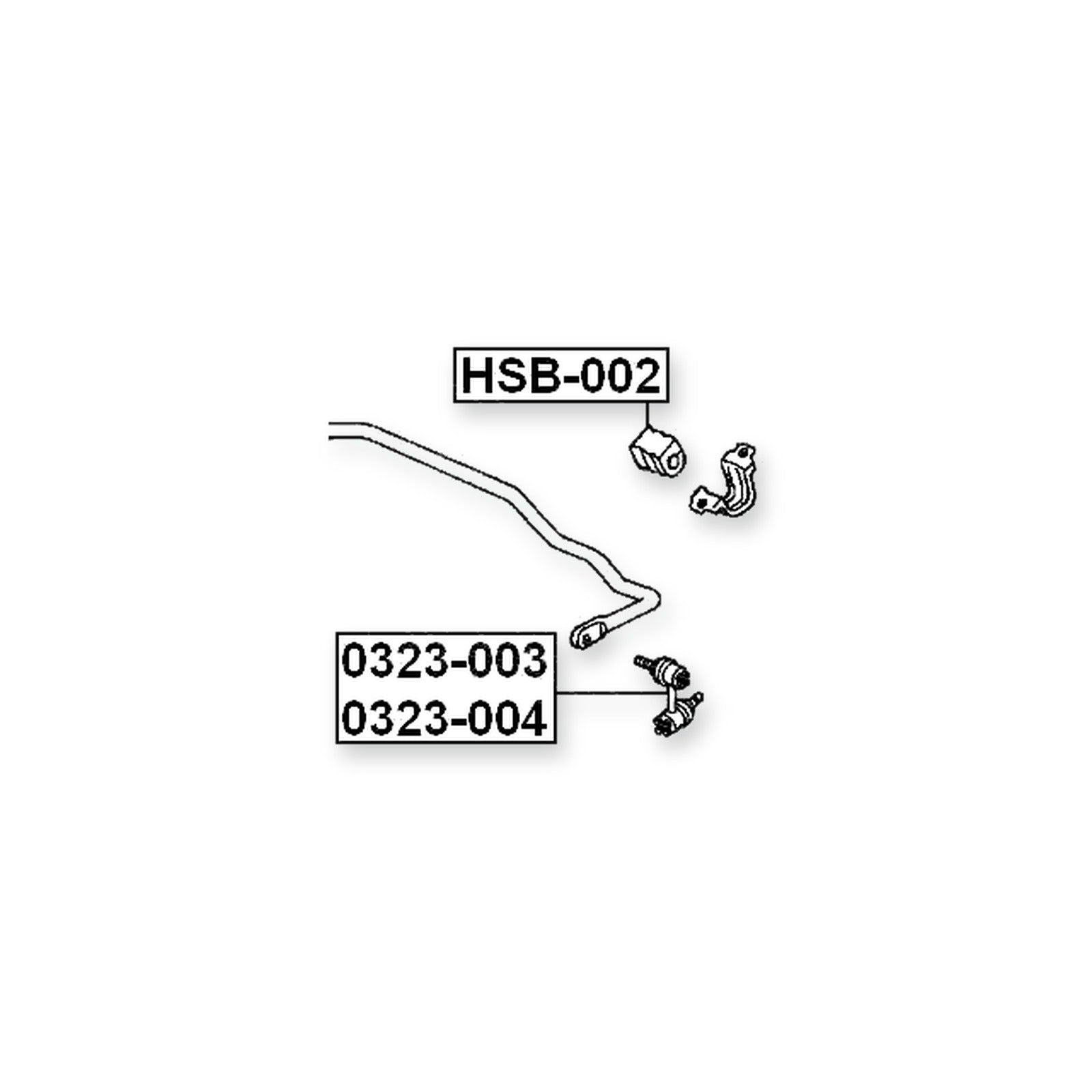 Honda Cr-V Rear Right Sway Bar Link