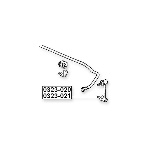 Acura Cl YA4 Rear Right Sway Bar Link