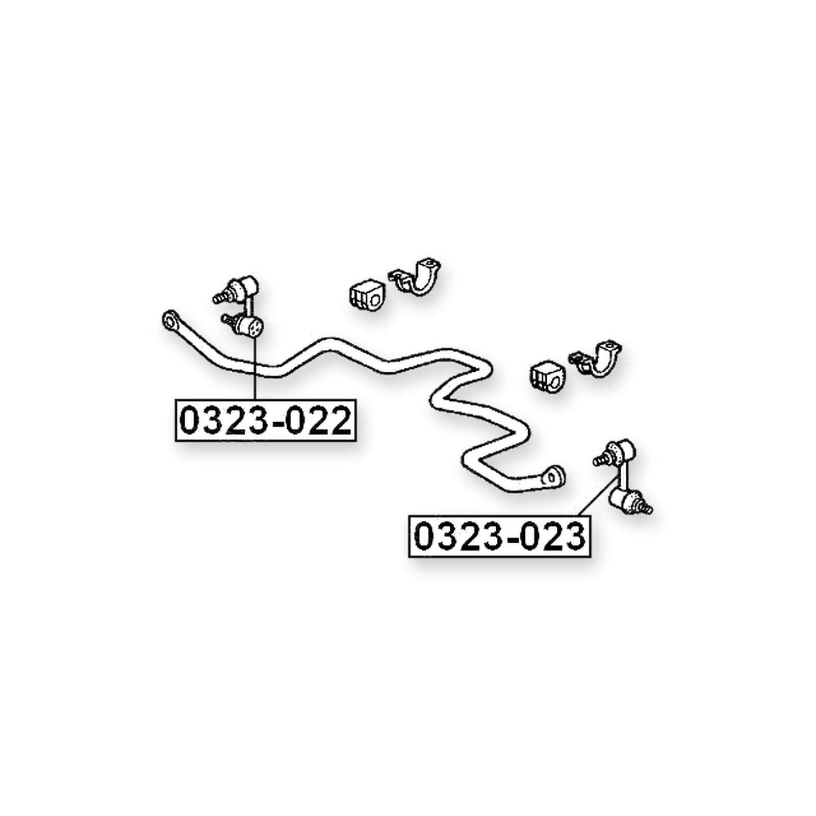 Acura Rsx DC5 Front Right Sway Bar Link