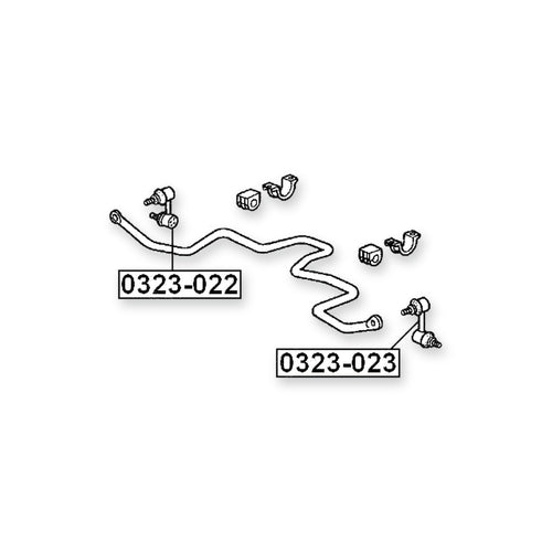 Acura Rsx DC5 Front Right Sway Bar Link