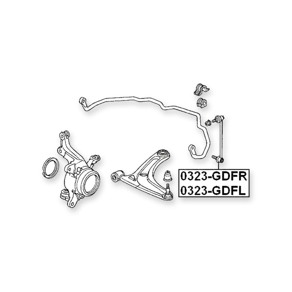 Honda Fit Front Right Sway Bar Link