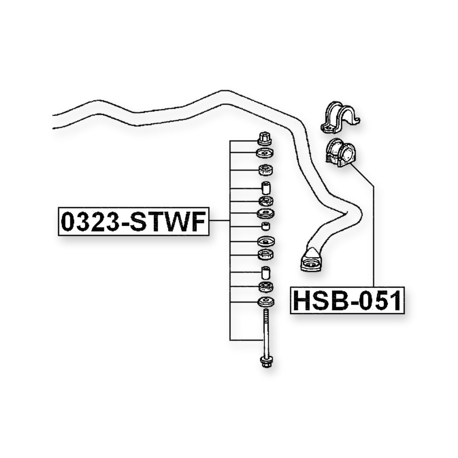 Honda S-Mx Front Sway Bar Link