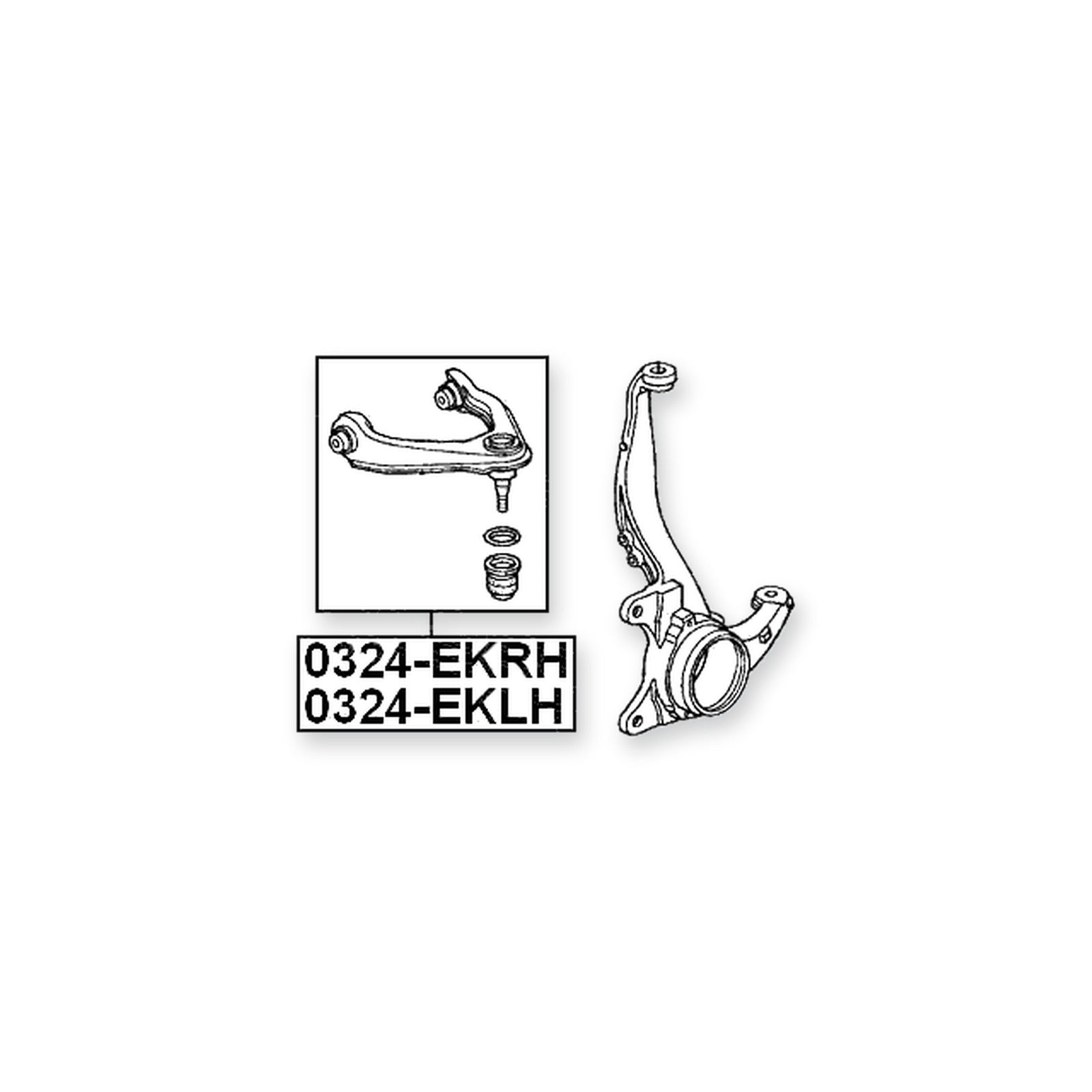 Honda Ballade Front Right Control Arm