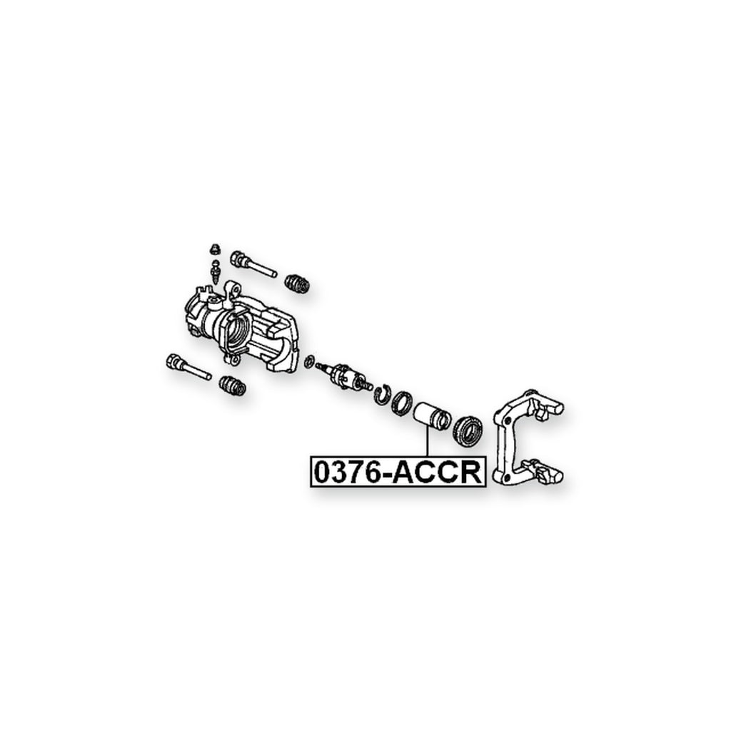 Nissan Almera N16E Rear Caliper Piston With Mechanism D38.1 & More