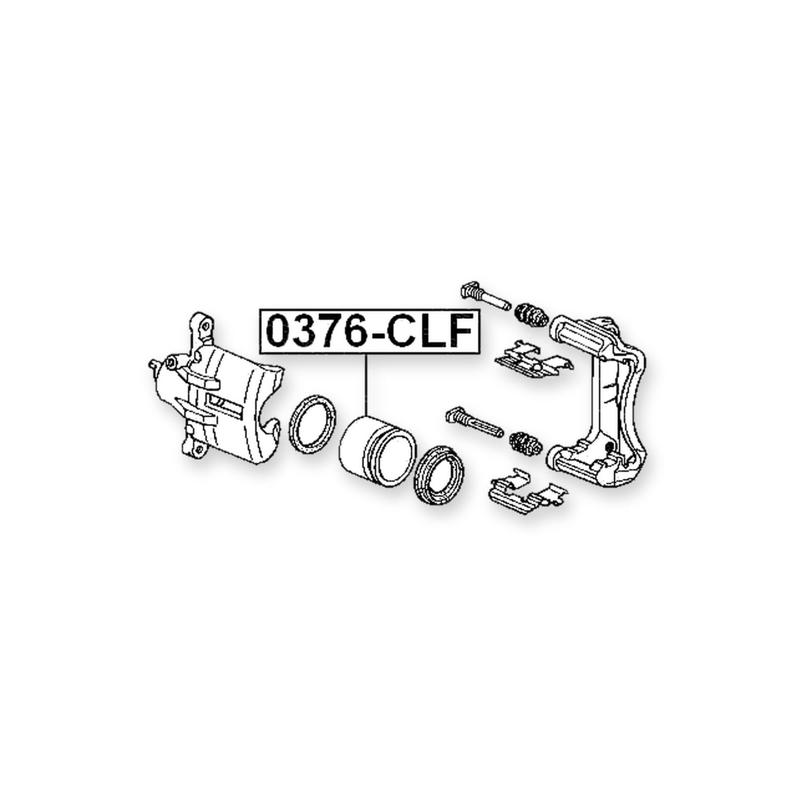 Honda 2.5TL UA2 Front Caliper Piston D57.2 & More