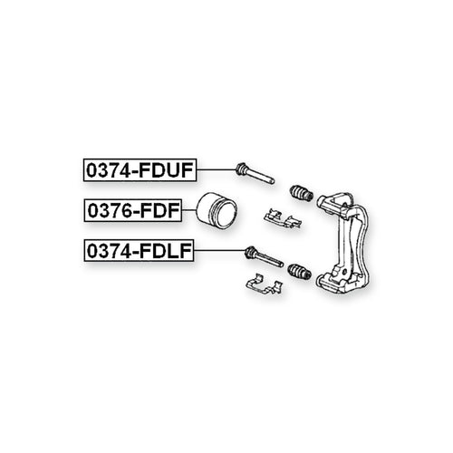 Acura Rsx DC5 Front Caliper Piston D53.9