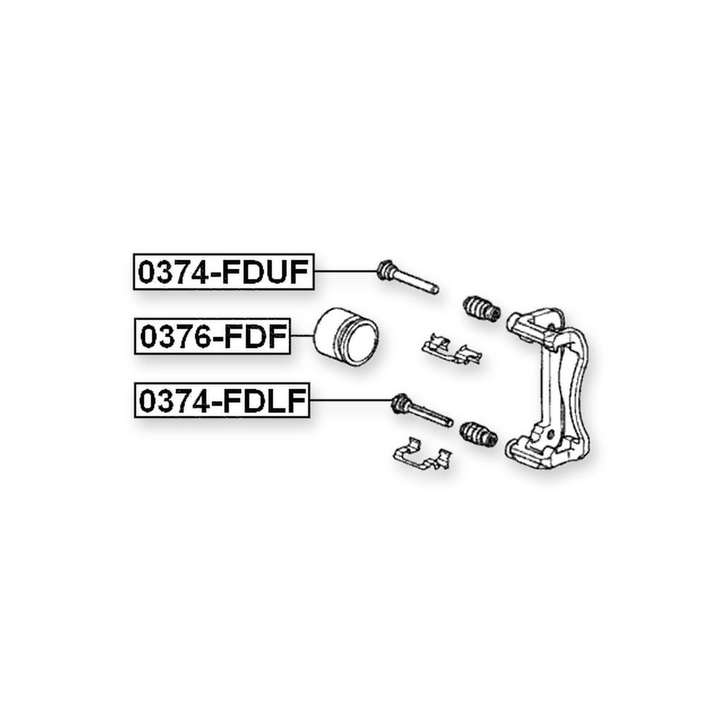 Acura Rsx DC5 Front Caliper Piston D53.9