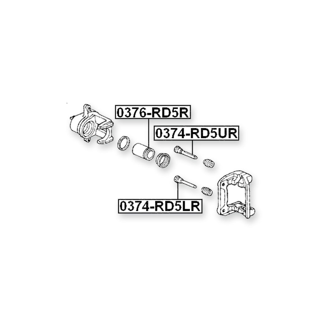 Honda Accord Tourer CM1 Rear Caliper Piston D38.1