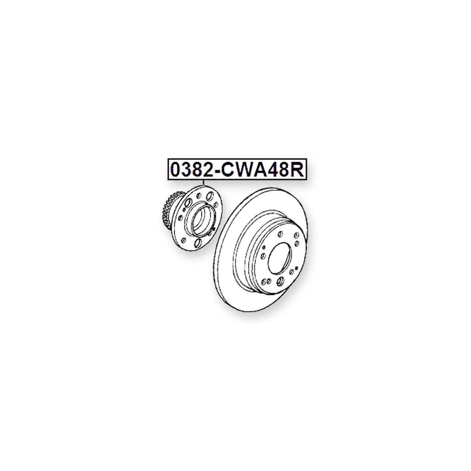 Honda Accord Tourer CM1 Rear Wheel Hub