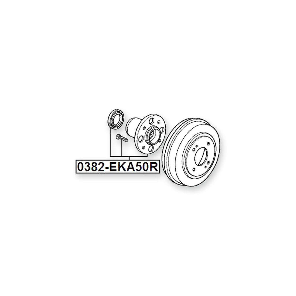 Honda Civic 3D Rear Wheel Hub