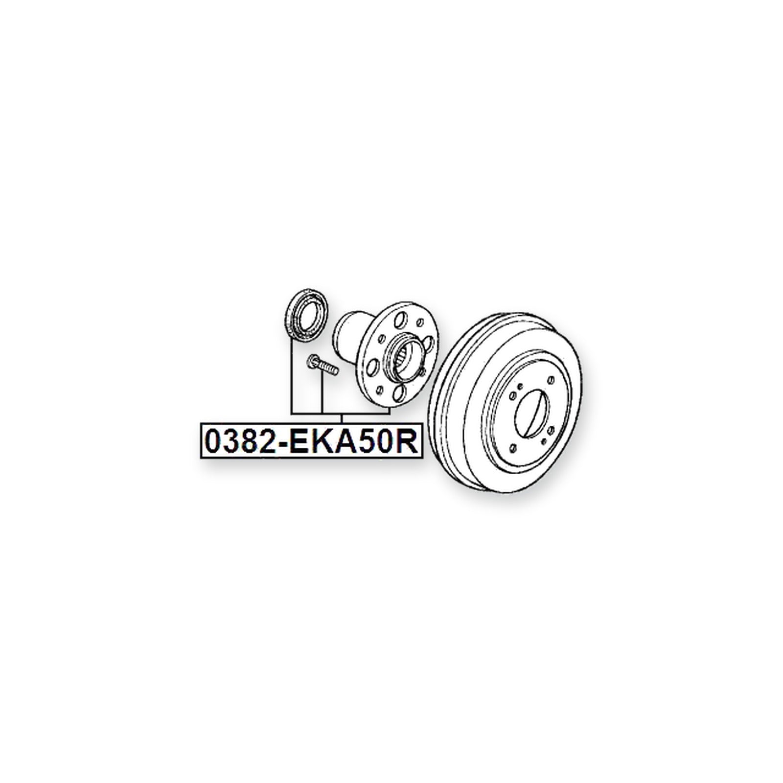 Honda Civic 3D Rear Wheel Hub