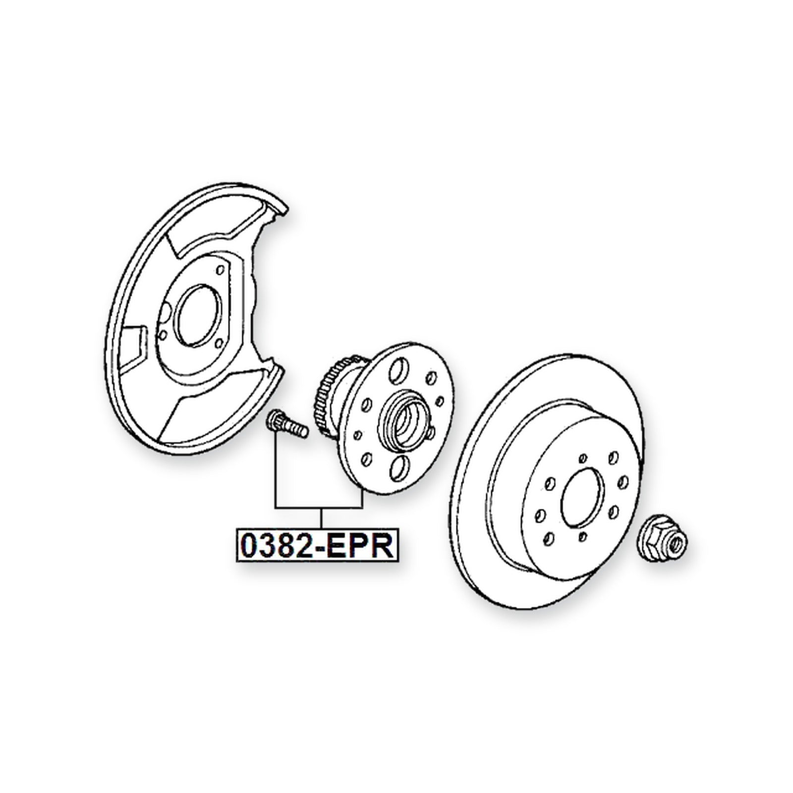 Honda Civic Coupe Rear Wheel Hub