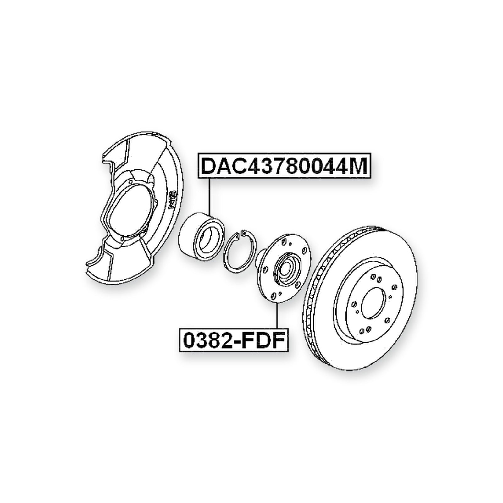 Honda Accord Aerodeck Front Wheel Hub