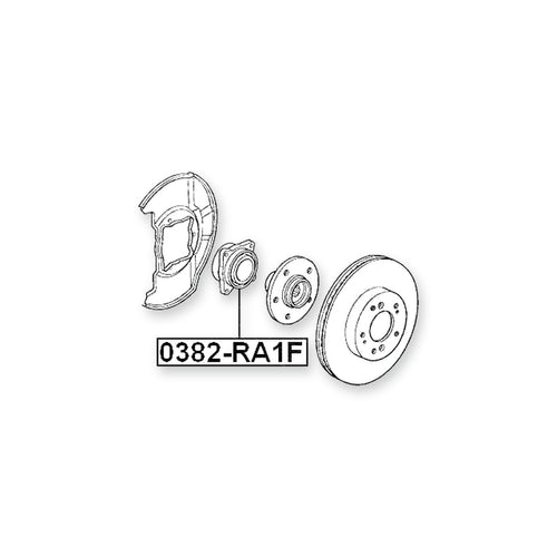 Acura Tl UA2 Front Wheel Hub Kit
