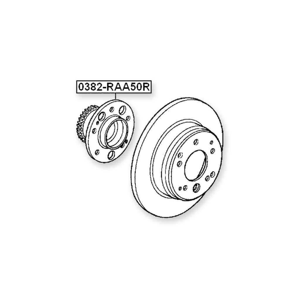 Acura Rl KA9 Rear Wheel Hub