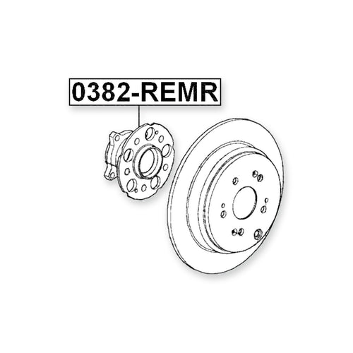 Acura Rdx TB1 Rear Wheel Hub