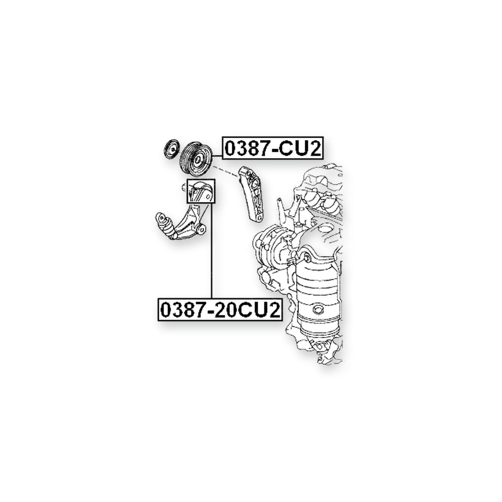 Honda Accord 4D Tension Pulley