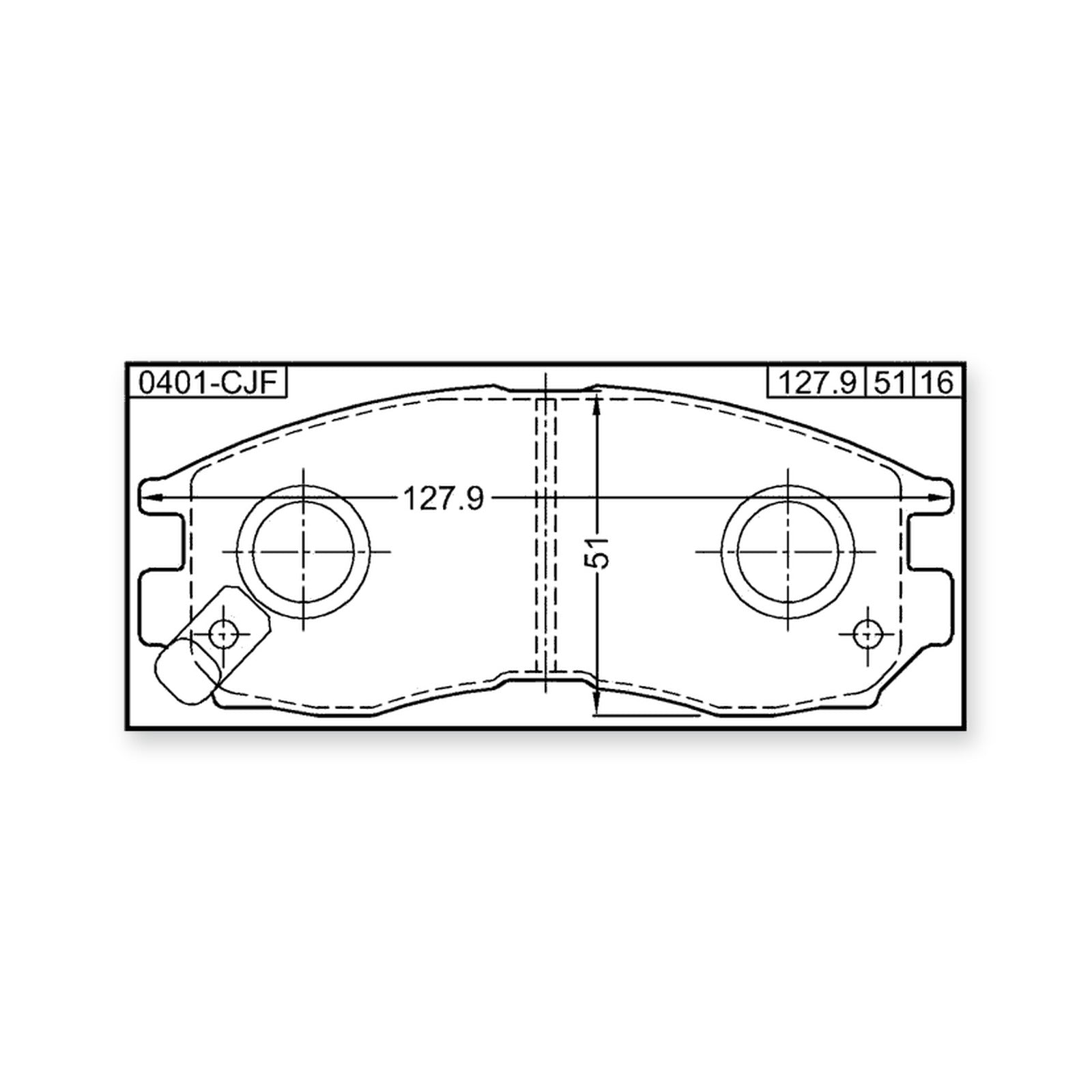 Mitsubishi Chariot Front Pad Kit, Disc Brake & More