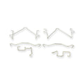 Mitsubishi Challenger Front Disc Brake Clip Set
