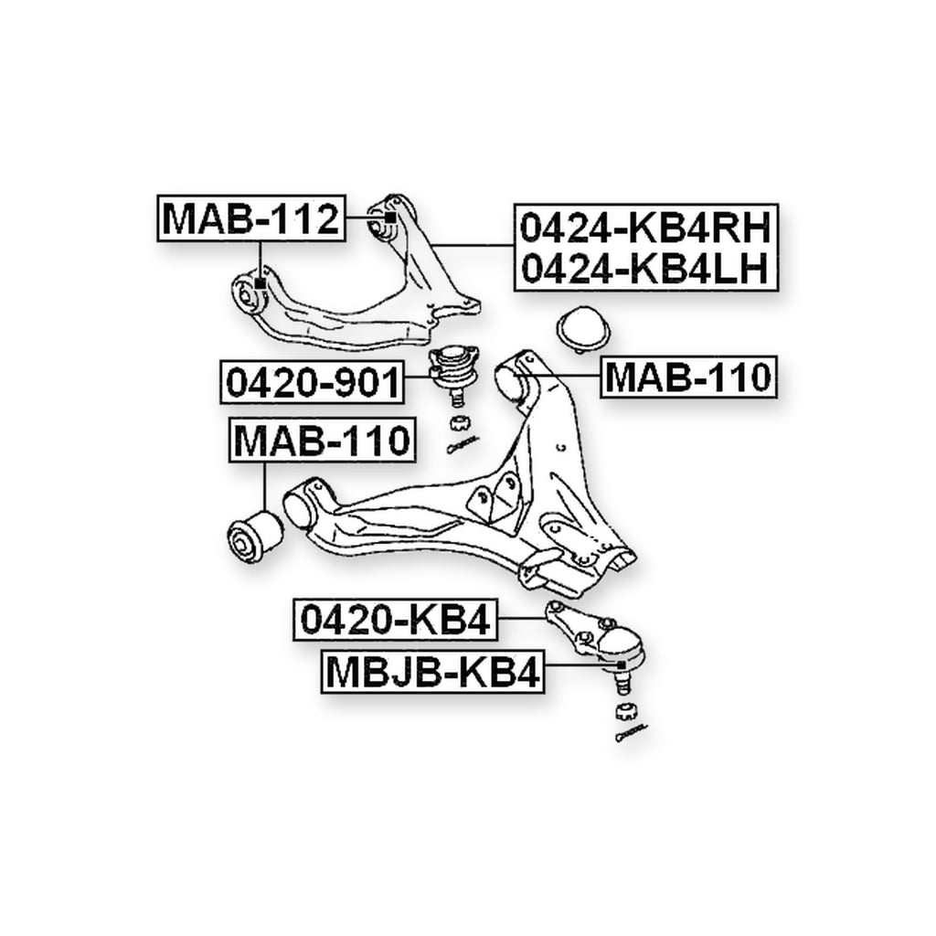 Front Upper Ball Joint Arm