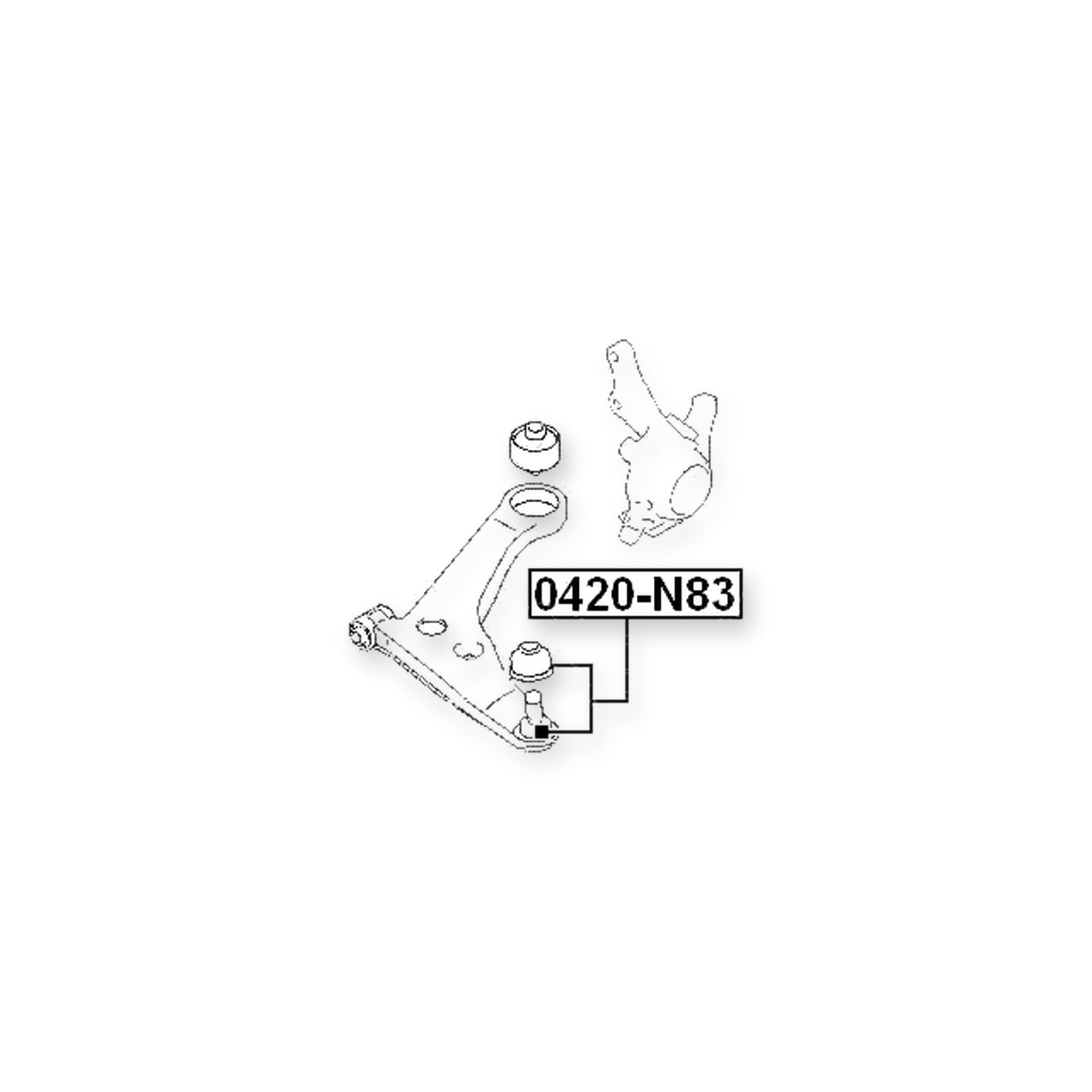Mitsubishi Chariot Grandis Front Lower Ball Joint Arm