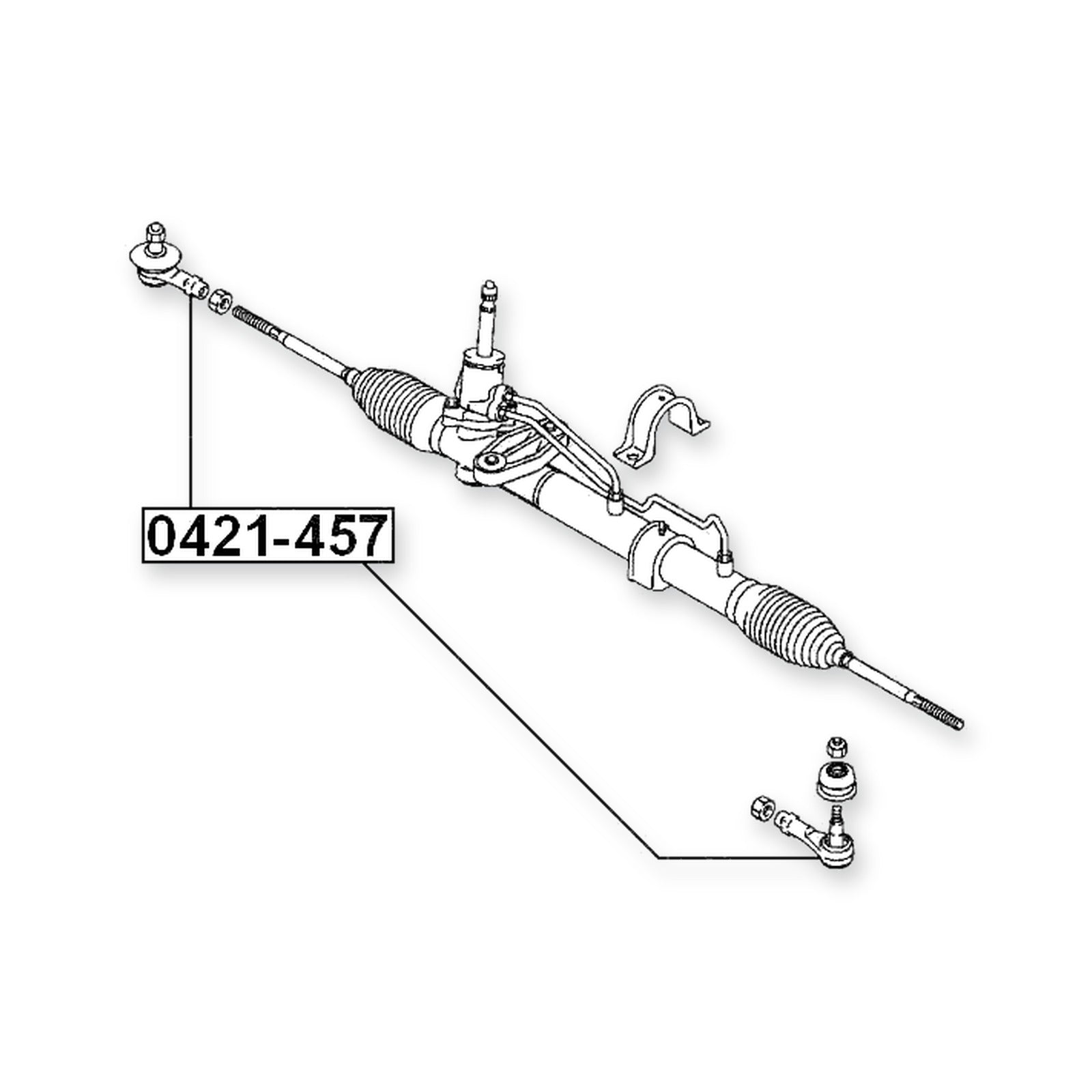 Mitsubishi Attrage Front Steering Tie Rod End & More