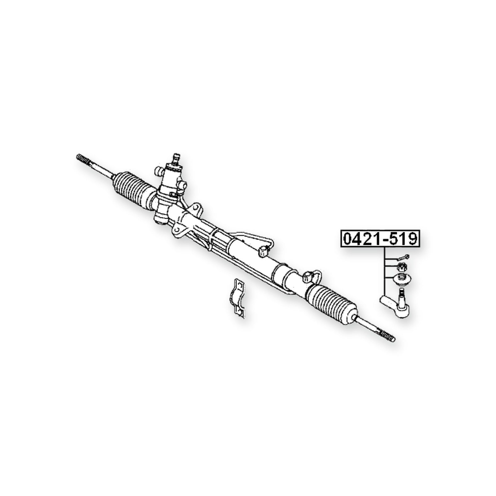 Front Steering Tie Rod End