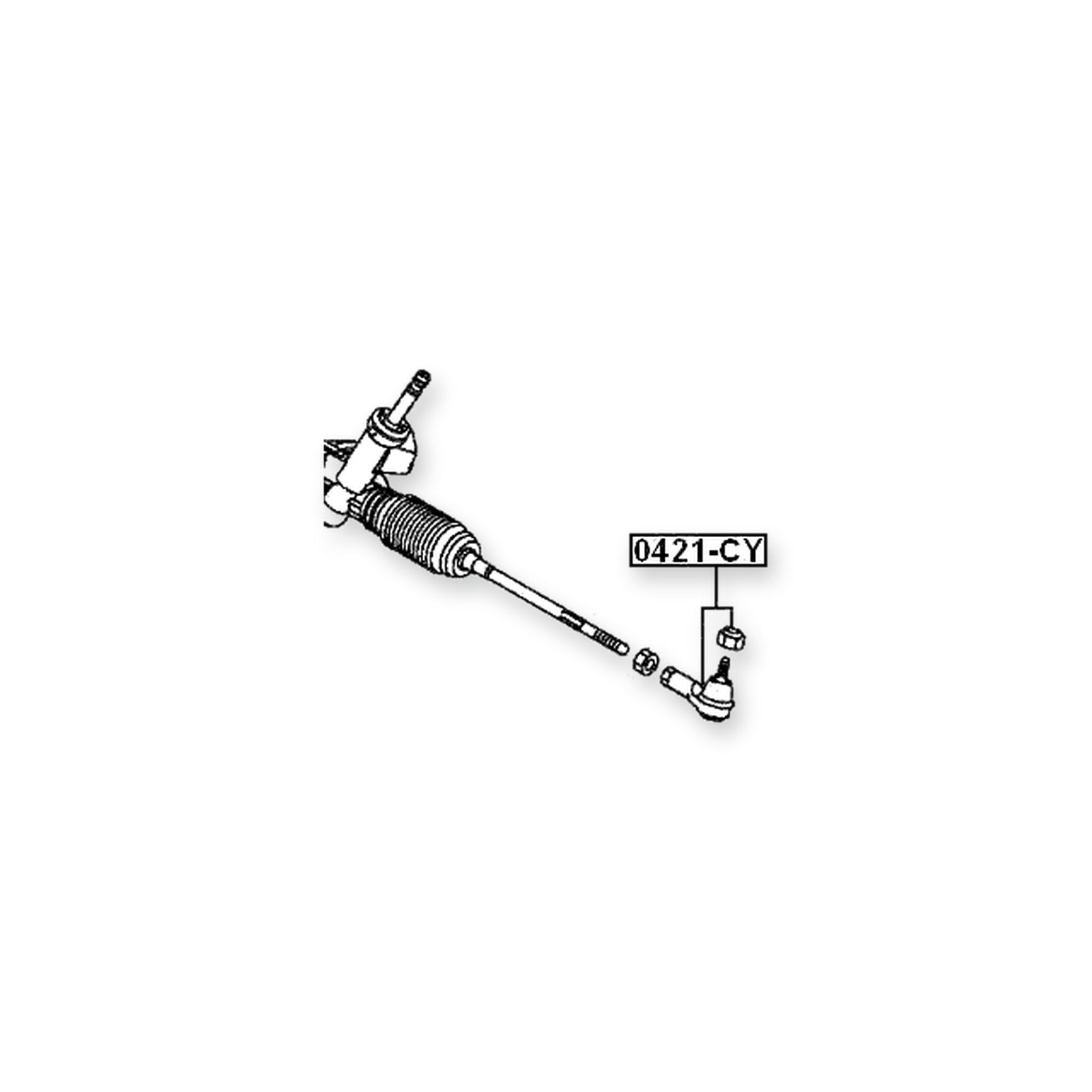 Mitsubishi Airtrek Front Steering Tie Rod End & More