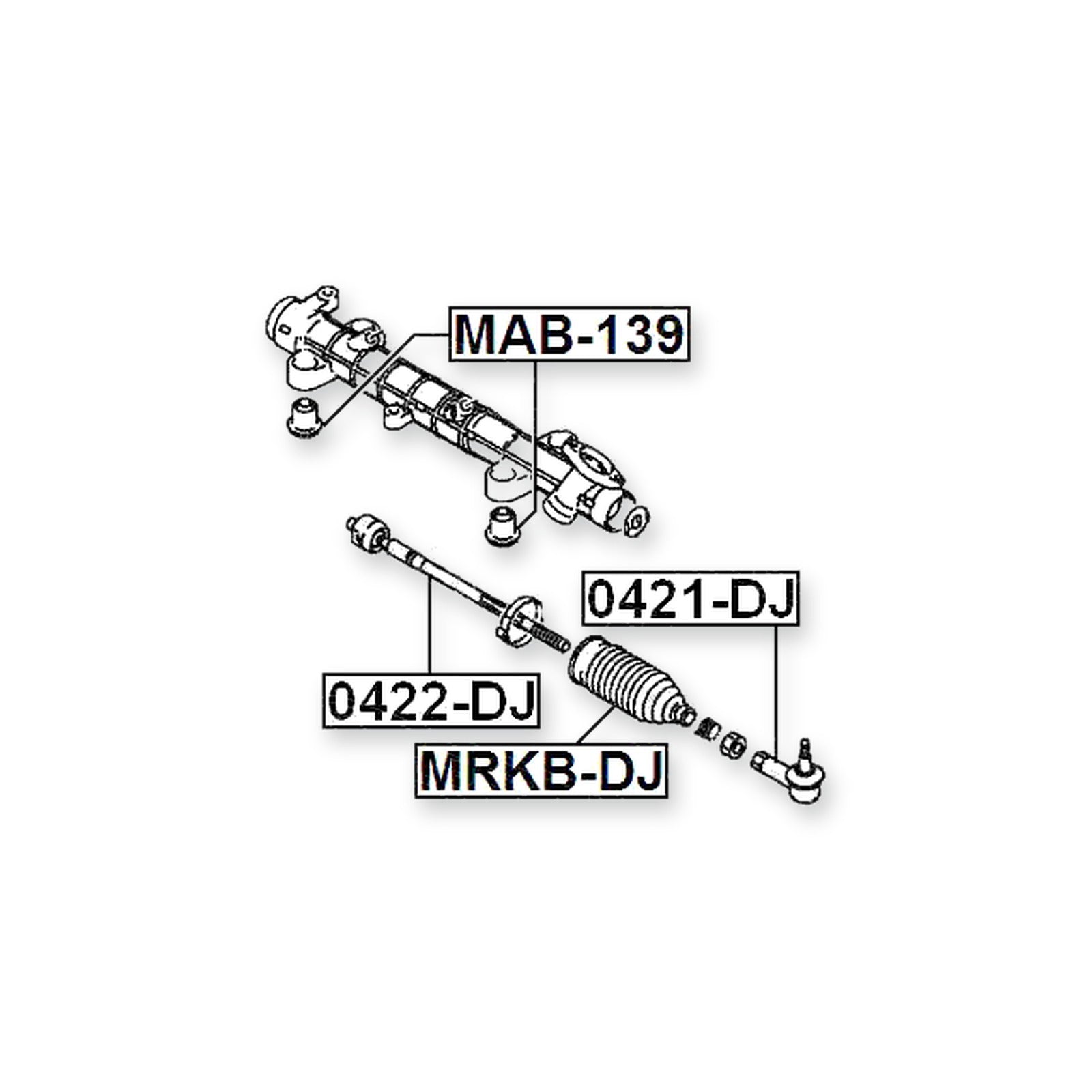 Toyota Sienta Front Steering Tie Rod
