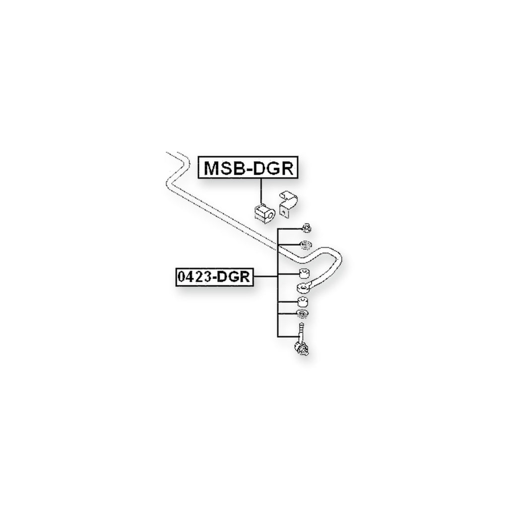 Mitsubishi Carisma DA1-6A Rear Sway Bar Link