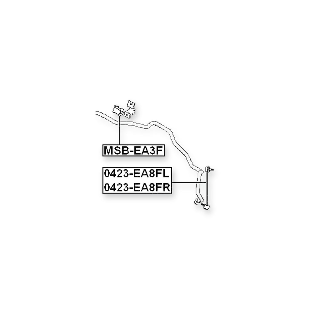 Mitsubishi Eclipse Front Right Sway Bar Link & More