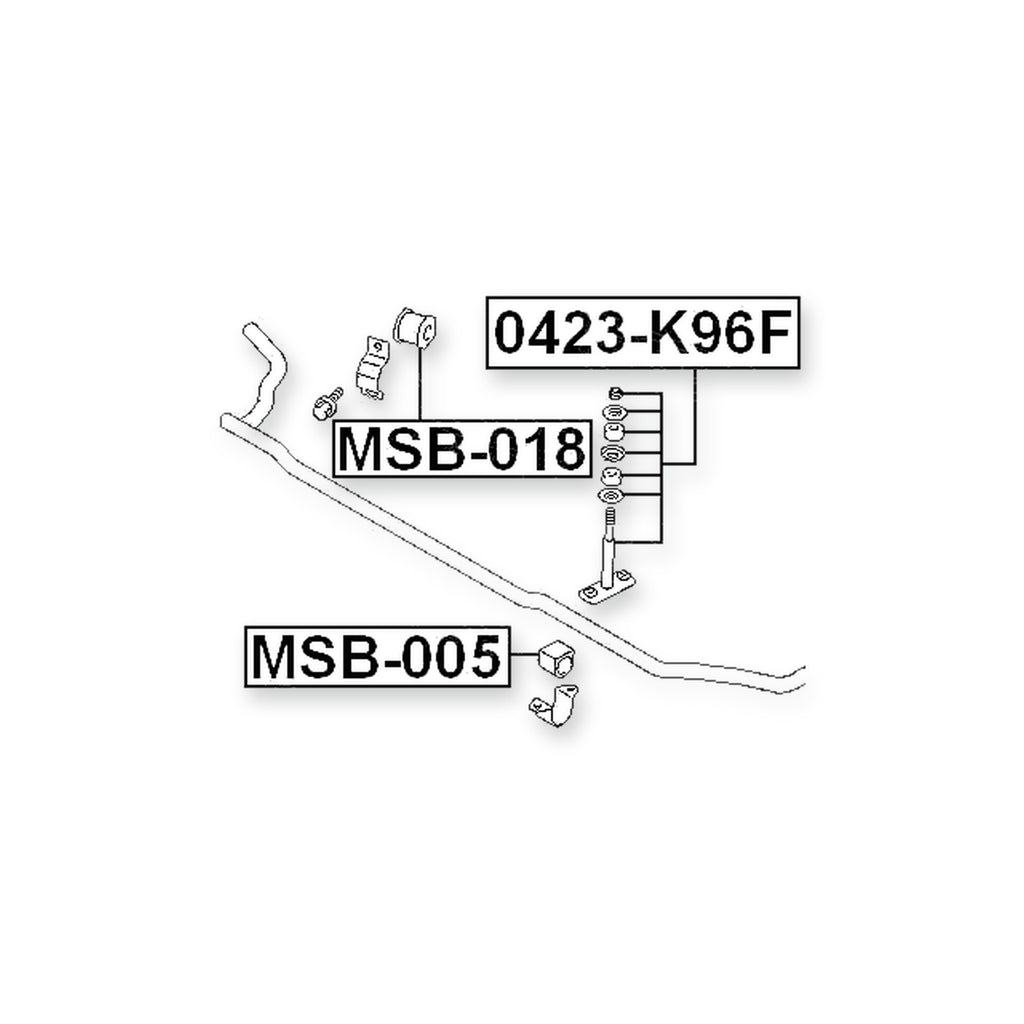 Mitsubishi Challenger Front Sway Bar Link