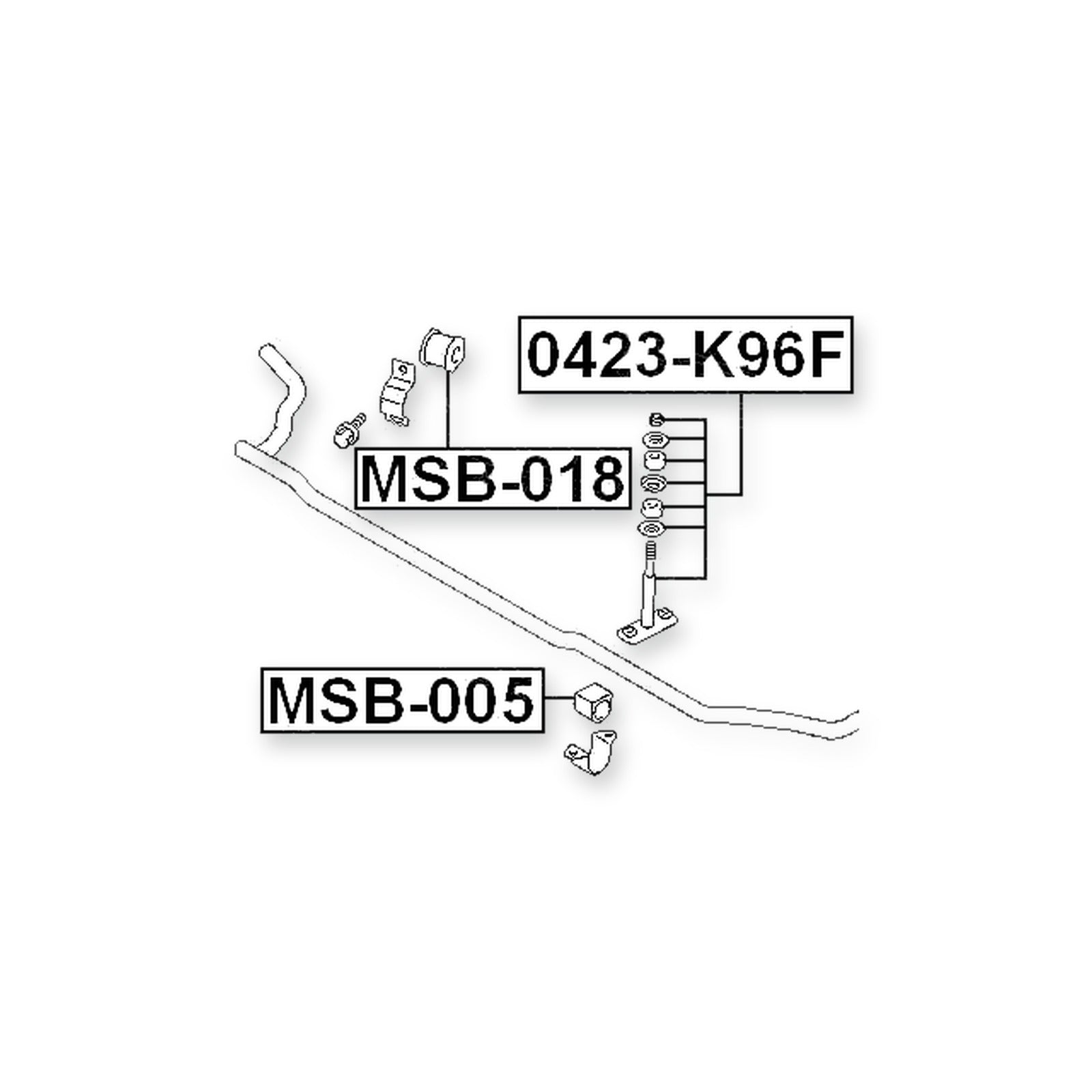 Mitsubishi Challenger Front Sway Bar Link