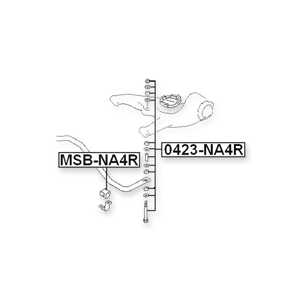 Mitsubishi Grandis NA4W Rear Sway Bar Link