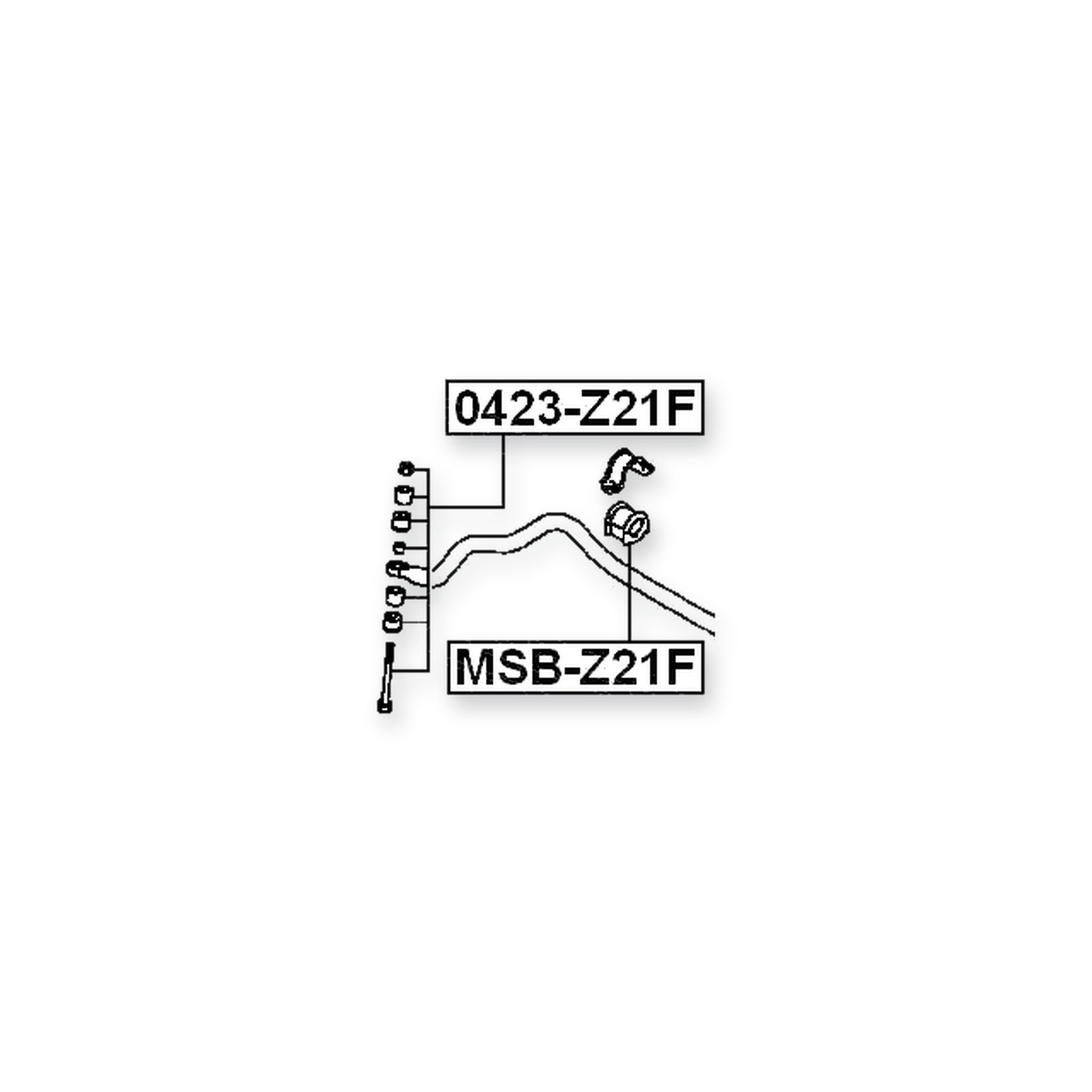 Mitsubishi Colt Z21A/Z22A/Z23A/Z2 Front Sway Bar Link