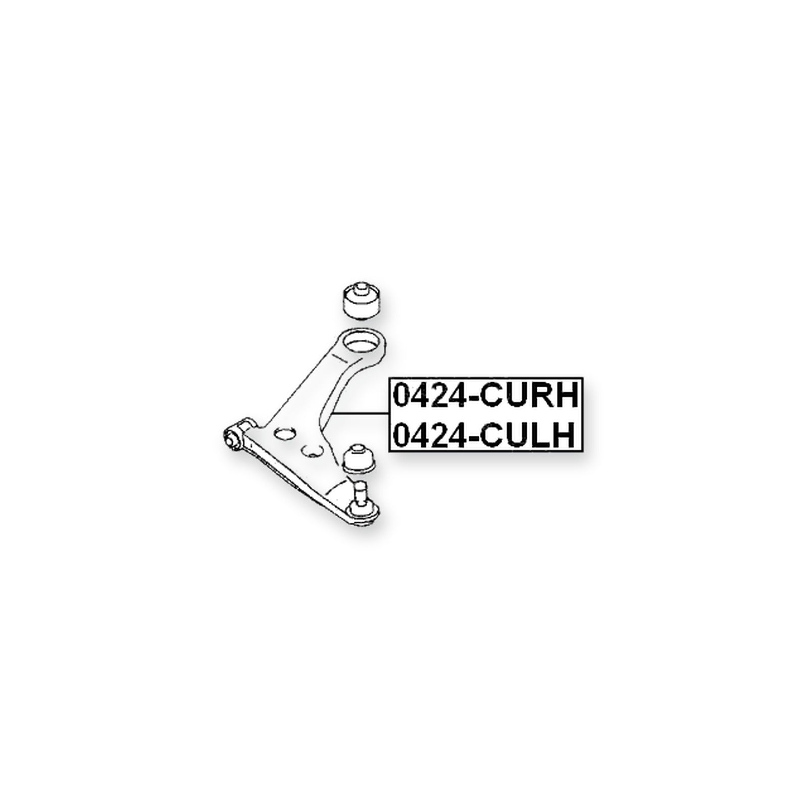 Mitsubishi Airtrek Front Right Control Arm