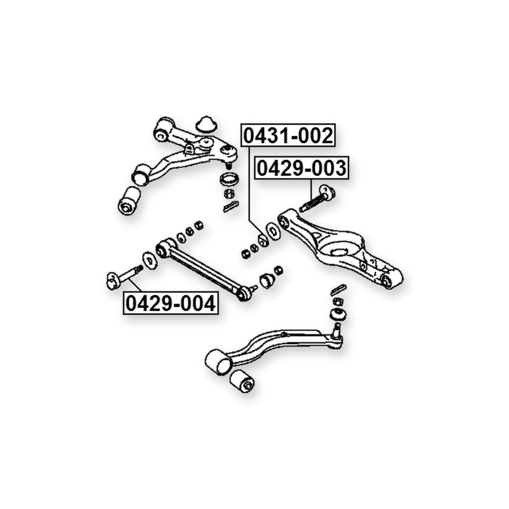 Mitsubishi Delica PD4W/PD6W/PD8W Camber Adjusting Eccentric Bolt